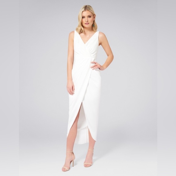 EverNew Melbourne Victoria White Dress - Picture 1 of 8